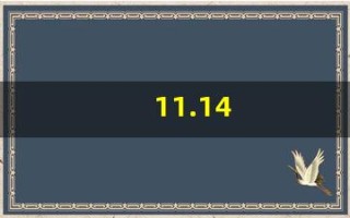 11.14(1114代表什么意思)