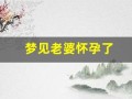 梦见老婆怀孕了(梦见女人生孩子)