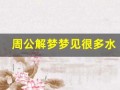 周公解梦梦见很多水(周公解梦梦见很多水牛)