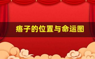 痦子的位置与命运图(痦子的位置与命运图解男)