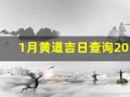 1月黄道吉日查询2023年(2021年黄历1月黄道吉日一览表_万年历30号)