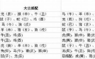 属牛的属相婚配表(生肖婚配属相婚配表)