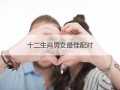 12生肖男女最佳配对表(12生肖男女最佳配对表素材)