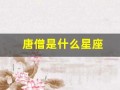 唐僧是什么星座(唐僧是什么星座的人物)
