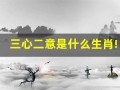 三心二意是什么生肖!(三心二意是什么生肖最佳答案)