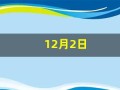 12月2日(12月2日到今天总共多少天)