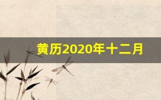 黄历2020年十二月黄道吉日查询(黄历2020年十二月黄道吉日查询理发)