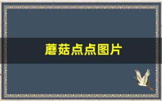 蘑菇点点图片(蘑菇点点图片头像下载)