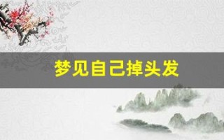 梦见自己掉头发(梦见自己掉头发秃了一块)