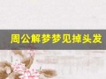 周公解梦梦见掉头发(周公解梦梦见掉头发一抓一把掉下来了)