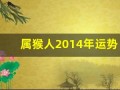 属猴人2014年运势(属猴人2025年全年运势运程)