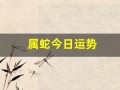 属蛇今日运势(属龙今日运势)