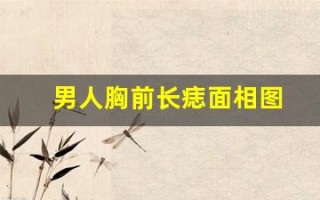男人胸前长痣面相图(男人胸前长痣看相图解)