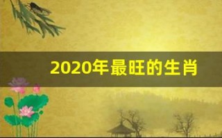 2020年最旺的生肖(2020年最旺的生肖鸡)