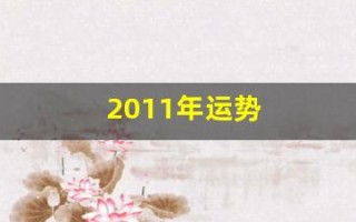 2011年运势