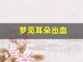 梦见耳朵出血(梦见耳朵出血原版周公解梦)