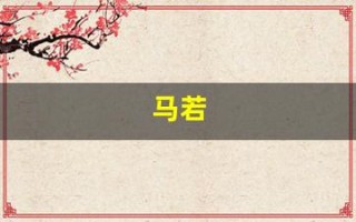 马若(马若松)