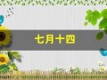 七月十四(七月十四电影高清在线观看免费)