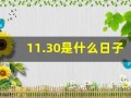 11.30是什么日子(11.30是什么日子中国)