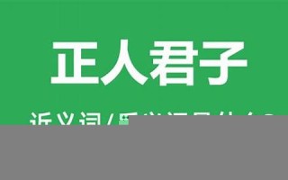正人君子是什么生肖(正人君子的是什么人)