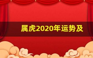属虎2020年运势及运程(属虎2025年的运势及运程)