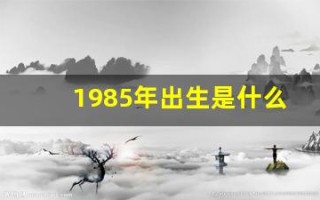 1985年出生是什么命(1985年出生是什么命五行属什么)