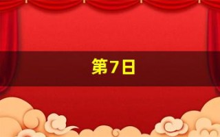第7日(第7日节目)