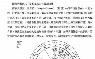 星盘解读(星盘解读案例)