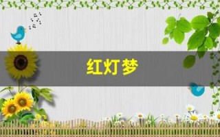 红灯梦(红灯梦 司马优 在线看)