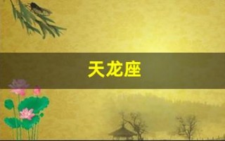 天龙座(天龙座爬虫族)