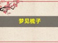 梦见梳子(梦见梳子丢了什么预兆)