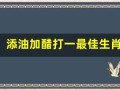 添油加醋打一最佳生肖(四海为家打一准确动物)