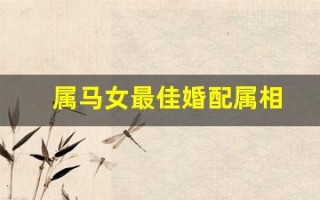 属马女最佳婚配属相(2002年属马女最佳婚配属相)