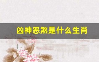 凶神恶煞是什么生肖(凶神恶煞是什么生肖动物最佳数字)