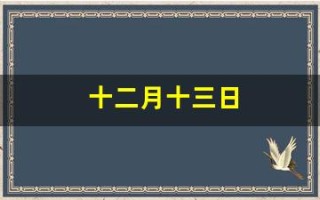 十二月十三日(十二月十三日南京大屠杀纪念日)