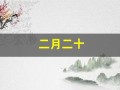二月二十(二月二十一日是什么星座)