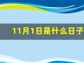 11月1日是什么日子(11月1日是什么日子防空警报)