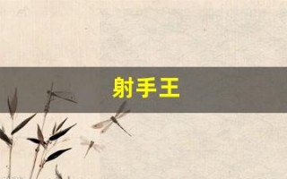 射手王(射手王者荣耀排行)