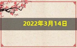 2022年3月14日五行穿衣(2021年3月14日穿什么颜色衣服)